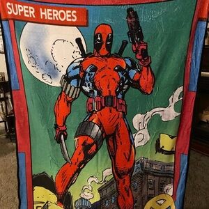 Deadpool Marvel Plush Blanket